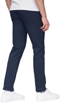 Heren Visit Chino Broek (Blauw) - 32 Lang