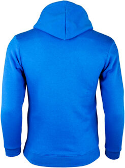 Heren wandelhoodie fleece hoodie outdoor blauw - M