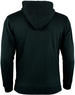 Heren Wandelhoodie Fleece Hoodie Outdoor Zwart - maat M