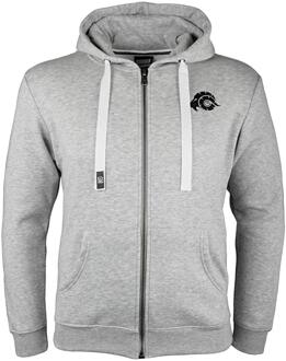 Heren Wandelhoodie H06 met Rits Lichtgrijs - 2XL