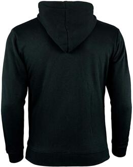 Heren Wandelhoodie H06 met Rits Zwart - S