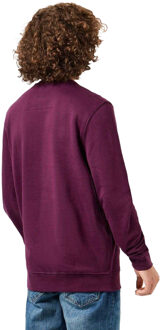 Heren Warwick Crew Neck Sweatshirt (Bes) Bessenrood