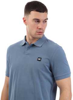 Heren Weekend Offender Barnum Poloshirt in Blauw - maat