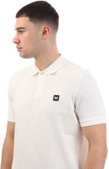 Heren Weekend Offender Barnum Poloshirt in Wit - XL