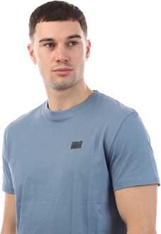 Heren Weekend Offender Bridgetown Logo T-shirt in blauw - maat