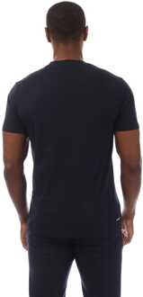 Heren Weekend Offender Kruiswoord Kleurblok T-shirt in Navy - maat