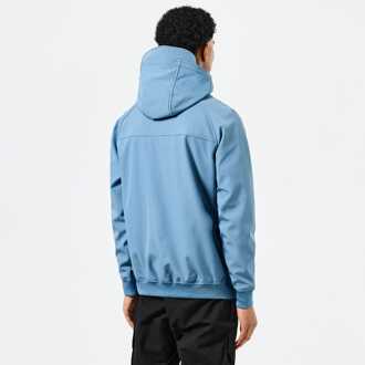Heren Weekend Offender Sulta Softshell Bomber Jacket in Blauw - maat