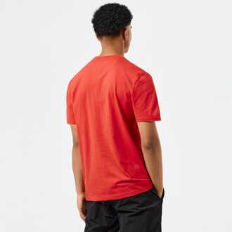 Heren Weekend Offender Takaji Parachute Pocket T-shirt in Rood - maat