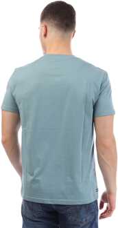 Heren Weekend overtreder McMoney T-shirt in Sax blauw - maat Saksisch blauw