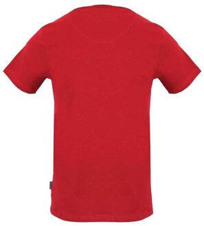 Heren Wegwijzer Logo T-Shirt (Rood) - maat S