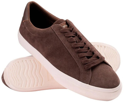 Heren welker suède trainers Bruin - 42