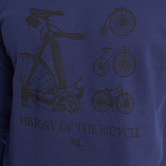 Heren winterpyjama van pluche katoen KLP6 Blauw - M