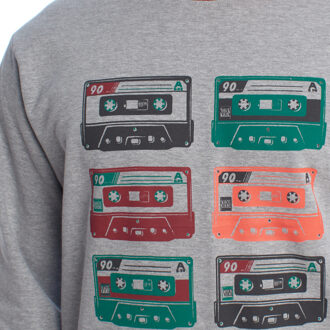 Heren winterpyjama van pluche katoen KLP6 Grijs - M