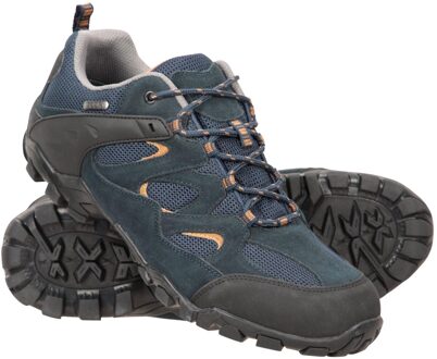 Heren Wulpen Waterdichte Suède Wandelschoenen (Marine) - maat Navy