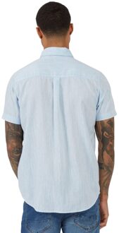 Heren Yoko Linnen Overhemd (Blauw) - maat