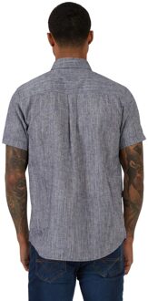 Heren Yoko Linnen Overhemd (Marine) Navy