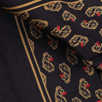 Heren Zakdoek (Zwart/Rood)