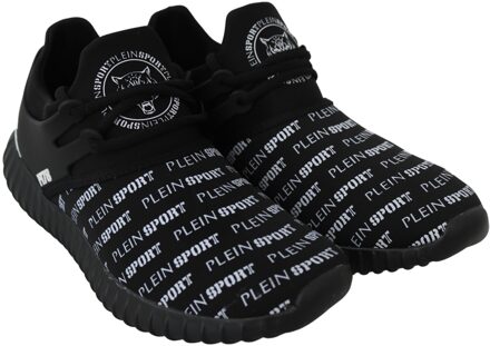 Heren Zwart Polyester Runner Henry Sneakers Schoenen - EU 39/ UK 6