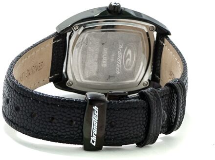 Heren Zwarte Leren Band Horloge Ct7814l01ac