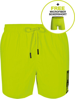 Heren zwembroek geel