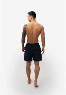Heren zwemshort effen donker - maat XXL Blauw