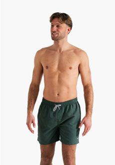 Heren zwemshort effen kaki - maat S Groen
