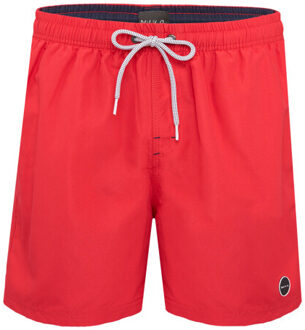 Heren zwemshort effen Rood - XXL