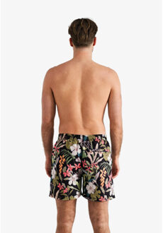 Heren zwemshort gebloemde jungle print Veelkleurig