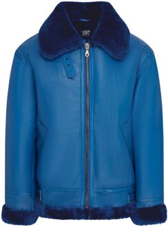 Herenblauw B3 Bomber RAF Aviator Schapenvachtjack - Worcester - 2XL