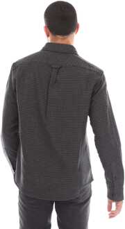 Herenhemd Belstaff Katoen Houndstooth Schub in Zwart - M