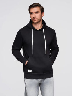 herenhoodie - sweatshirt Zwart - XL