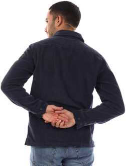 Herenoverhemd Belstaff Corduroy Fallgate in Navy