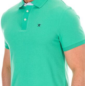 Herenpolo met korte mouwen en reverskraag HM561798 Groen