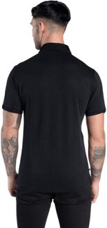 Herenpolo shirt (Zwart) - maat