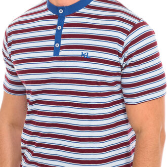 Herenpyjama met korte mouwen en ronde hals KL30000 Blauw