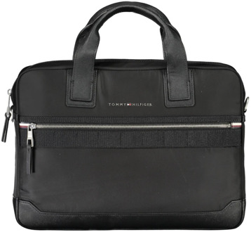 Herentas Zwart Laptopvak Tommy Hilfiger , Black , Unisex - ONE Size