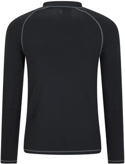 Herenuitzetter met lange mouwen (Zwart) - maat