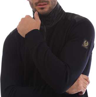 Herenvest Belstaff Kelby Zip in zwart - L