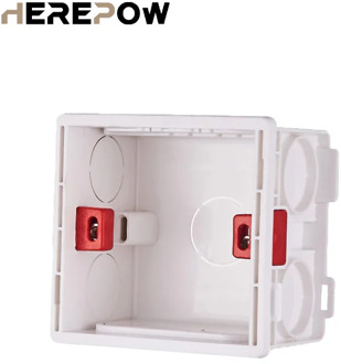 Herepow External Mounting Box 86 mm * 86 mm * 34 mm For Standard Touch Switch And 86 mm Socket Applicable To Any Position