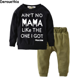 Herfst Baby Boy Kleding Set Katoen Lange Mouw T-Shirt + Broek Mode Baby Jongens Kleding Baby 2 Pcs pak Kids Outfits 3M