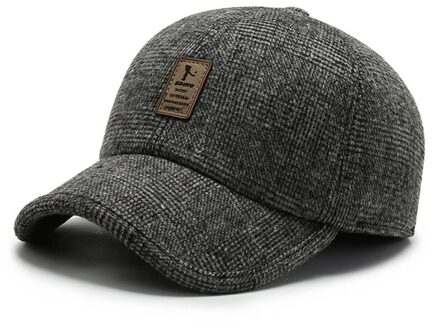 Herfst En Winter Buitenste Oor Bescherming Baseball Cap Oor Bescherming Brengt Warmte In De Winter grijs