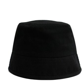 Herfst en winter Hoed vrouwen effen kleur retro visser hoed vrouwelijke tij mannelijke herfst mode street emmer hoed bekken caps Zwart