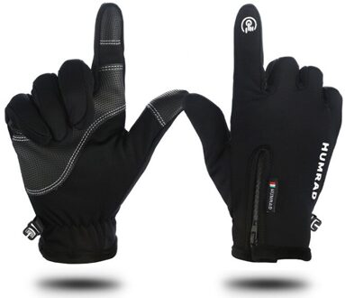 Herfst En Winter Mannen Outdoor Verdikte Handschoenen Explosieveilige Warme Waterdichte Touch Screen Winddicht Sport Plus Fluwelen Mount Xxl