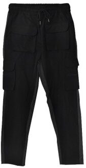 Herfst En Winter Outdoor Sport Broek Night Running Reflecterende Gestreepte Broek Trendy Fitness Sport Basketbal Broek zwart / M