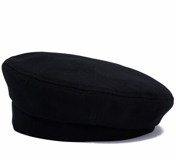 Herfst En Winter Vrouwen Baretten Japanse Stijl Canvas Materiaal Eenvoud Outdoor Mode Vrouwelijke Caps zwart