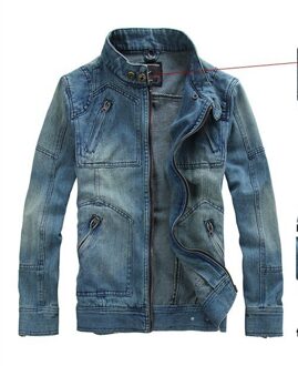 Herfst Hooded Jongeren Slim Fit Denim Jas Mannen Toevallige Hoed Afneembare Ritsen Streetwear Mode Jeans Jas Mannelijke