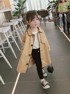 Herfst Meisjes Koreanloose Lopen Showwindbreaker Jas 6T