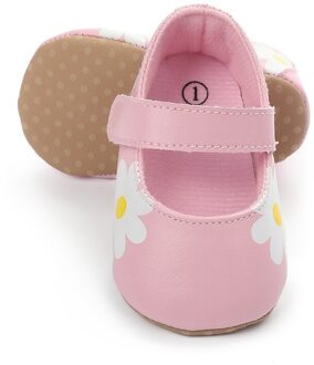 Herfst Peuter Baby Meisjes Jongens Casual Schoenen Wieg Schoenen Lederen Bloemen Slip Op Baby Schoenen P / 13-18 months