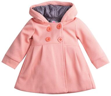 Herfst Winter Baby Kleding Leuke Baby Pea Jas Snowsuit Jacket Mooie Peuter Baby Meisje Warme Wol Blend Hooded Bovenkleding Rood / 4T