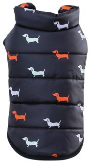 Herfst Winter Doek Cool Pet Dog Warme Doek Britse Stijl Jas Jassen met Bontkraag Kleine Middelgrote Honden Huisdier Kleding B / S